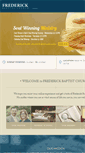 Mobile Screenshot of frederickbaptist.org